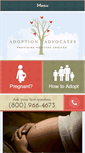 Mobile Screenshot of adoptionadvocates.net